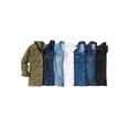 thumbnail image 4 of Woman Within Plus Size Long Stretch Denim Jacket Oversized Jean Jacket, 4 of 6