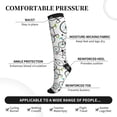 thumbnail image 4 of Picia Bicycle Printed Sports Compression Socks - 15-20mmHg Graduated Compression, High-Performance Soft and Breathable Socks for Men and Women, 4 of 5