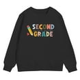 thumbnail image 4 of Zshosam Sweatshirts for Teens No Hood Girl's Graphic Sweatshirt Pullovers Crewneck Long Sleeve Sweatshirt,Black 3 Years, 4 of 4