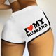 thumbnail image 2 of Pantalones Cortos para Mujeres de Cintura Alta Moda Casual Pantalones Cortos Sueltos Impresos Sexy, Cintura Elástica Cuerpos Pantalones Cortos de las Señoras, Vestir de Verano de Poliéster, 2 of 7
