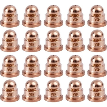 20Pcs 220930 Fine Cut Nozzle Tip 45A Fit for Hypertherm PMX 45XP/65/85/105 Plasma Cutting Torch Consumables