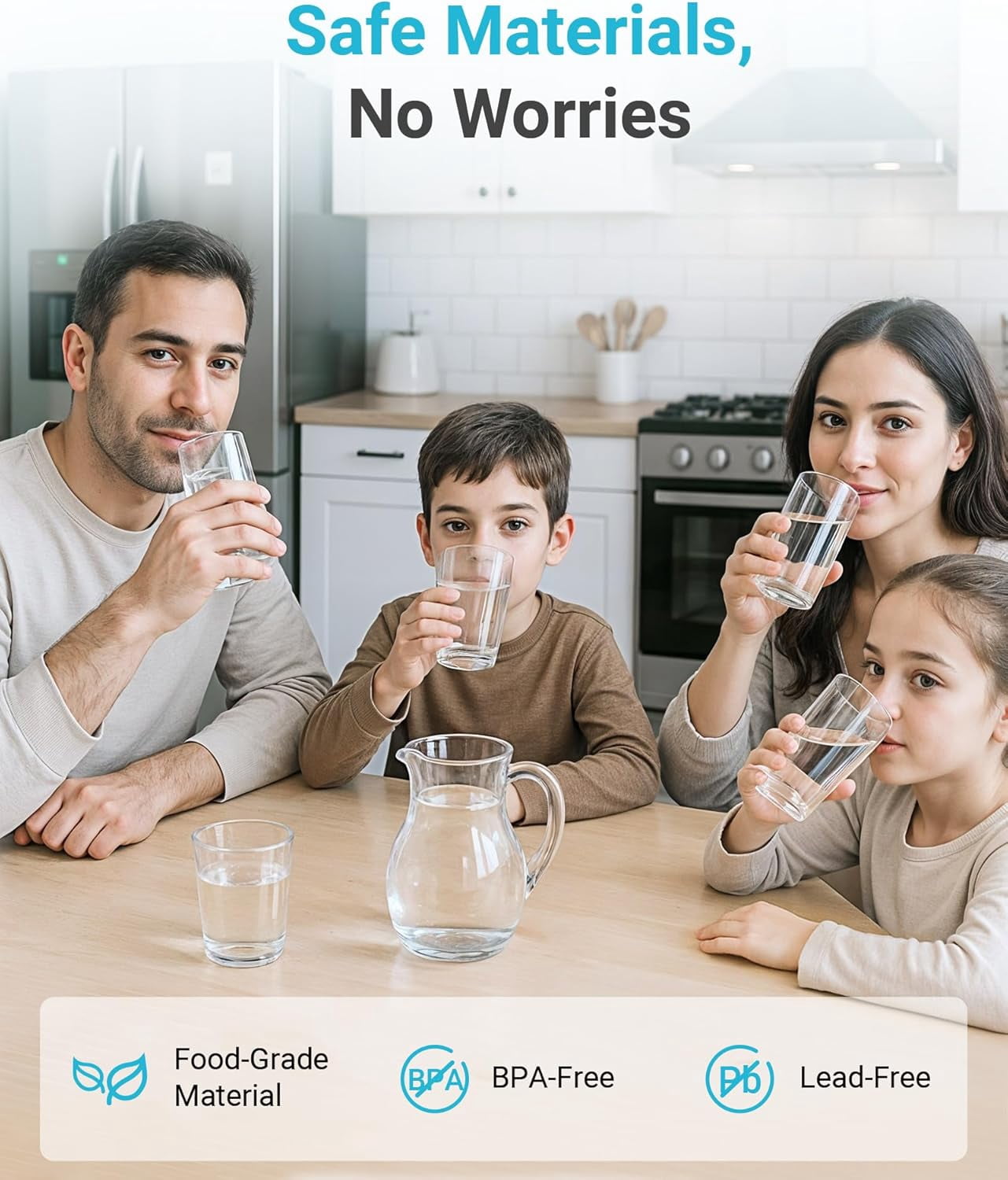 AQUA CREST F-2000 Water Filter, Replacement for InSinkErator® F-1000, F-2000, F-3000, AquaPure AP Easy C-Complete, 500 Gallons, NSF/ANSI 42
