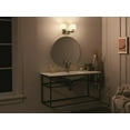 thumbnail image 2 of 55001CPZ Kichler Lighting Marette - 2 Light Soft Bath Vanity Approved for Damp Locations - with Soft Contemporary inspirations - 7.75 inches tall by, 2 of 10