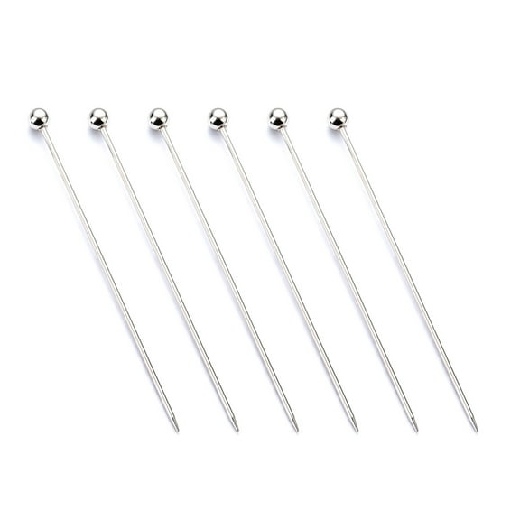 YIEMEEN 6Pcs Stainless Steels Cake Tester Stick Baking Tool Reusable Cake Testing Needle