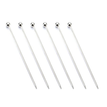 

KUFptva 6Pcs Stainless Steels Reusable Cake Testing Needle Cake Tester Stick Reusable Cake Probes for Baking Doneness Easy to Use