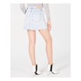 thumbnail image 2 of 7 FOR ALL MANKIND Womens Light Blue Mini Skirt Size: 28 Waist, 2 of 2
