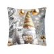 thumbnail image 2 of Herunwer Linen Plush Cartoon Snowman Print Pillowcase, Christmas Decorative Pillow Pillowcase (Without Pillow core), 2 of 6