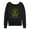BLACK, variant on - Yoda Yoga - Women's French Terry Pullover Sweatshirt