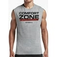 thumbnail image 3 of Gymish Comfort Zone Is Dangerous Muscle Tank Top – Inspirational Workout Shirt for Men, Motivational Gym Tee, Lifting T-Shirt, Men’s Athletic Apparel, 3 of 4