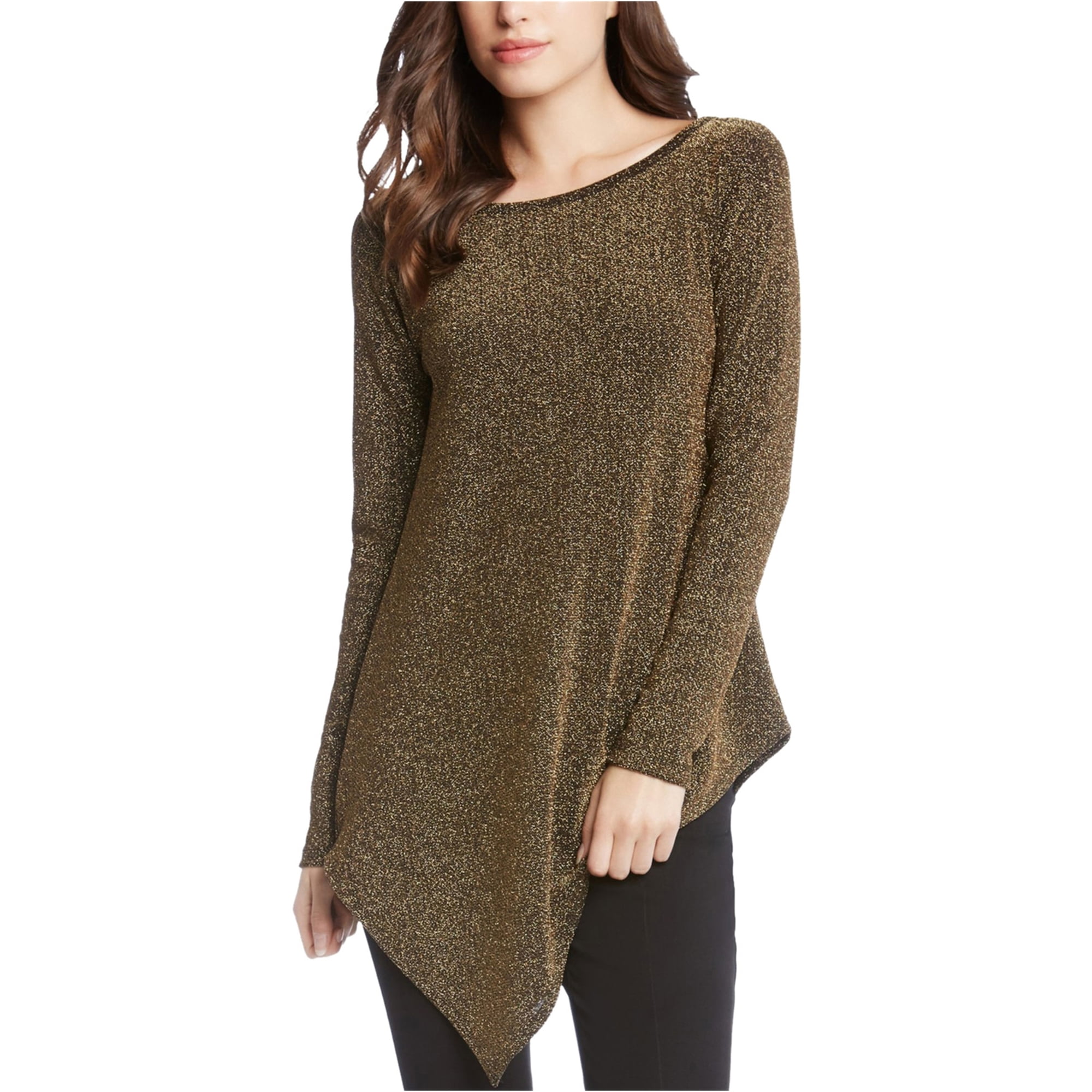 Karen Kane Womens Asymmetrical-Hem Knit 