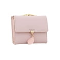 thumbnail image 1 of Cartera Corta De Cuero Pu Con Hoja / Hebilla Para Mujer, 1 of 4