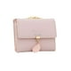thumbnail image 1 of Cartera Corta De Cuero Pu Con Hoja / Hebilla Para Mujer, 1 of 4