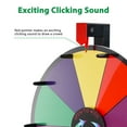 WinSpin 15" Color Prize Wheel 10 Slots Tabletop Spinning Dry Erase ...