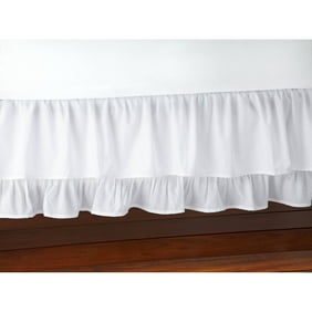 Tadpoles Triple Layer Tulle Crib Skirt White Walmart Com
