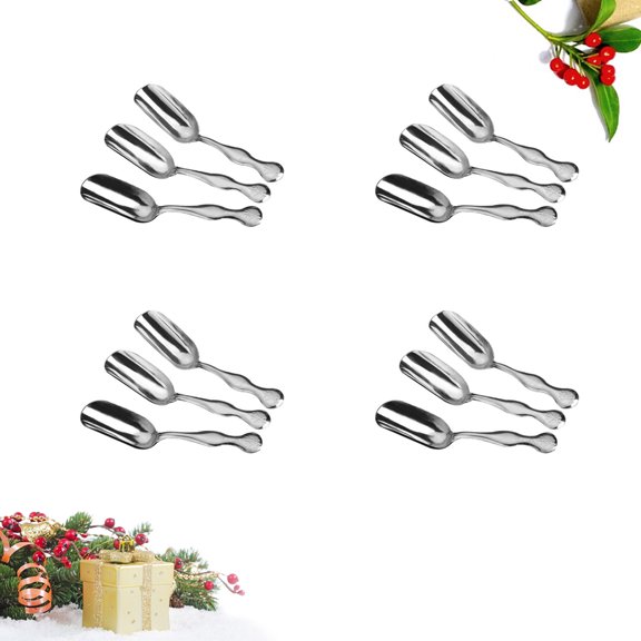 MEIBUTYUP Comfortable Stainless Steel Tea Spoon Ideal for Home and Restaurants 20Pcs