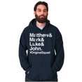 thumbnail image 3 of Matthew Mark Luke John Squad Hoodie Sweatshirt Women Men Brisco Brands X, 3 of 6