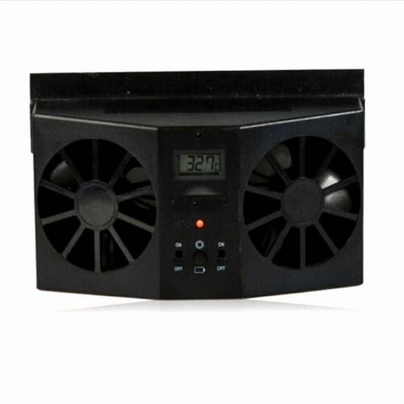Portable Car Quiet Air Conditioner Solar Cooling Fan Auto Truck Vehicle Cooler Energy Saving