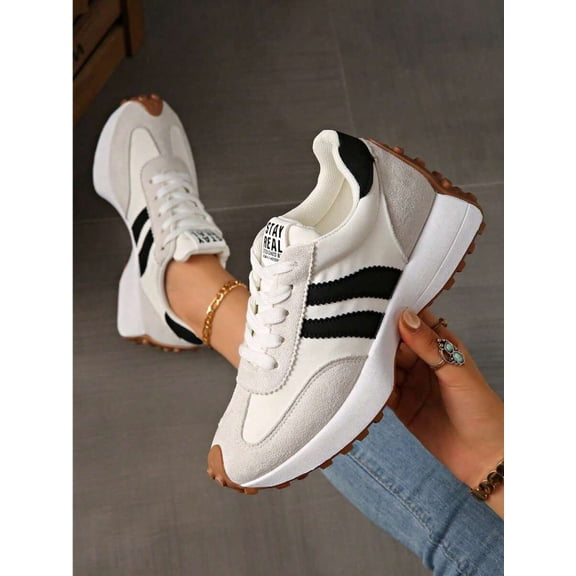 Shoes Retro Chunky Sneakers Instep Bulky Running Sneakers For Women, Shoes For Women