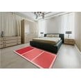 thumbnail image 4 of Ahgly Company Indoor Rectangle Patterned Ferrari Red Area Rugs, 7' x 9', 4 of 6