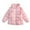 Pink, variant on Boys Winter Coat Kids Warm Padded Jacket Solid Color Hooded Outerwear Soft Insulated Cold Weather Coat
