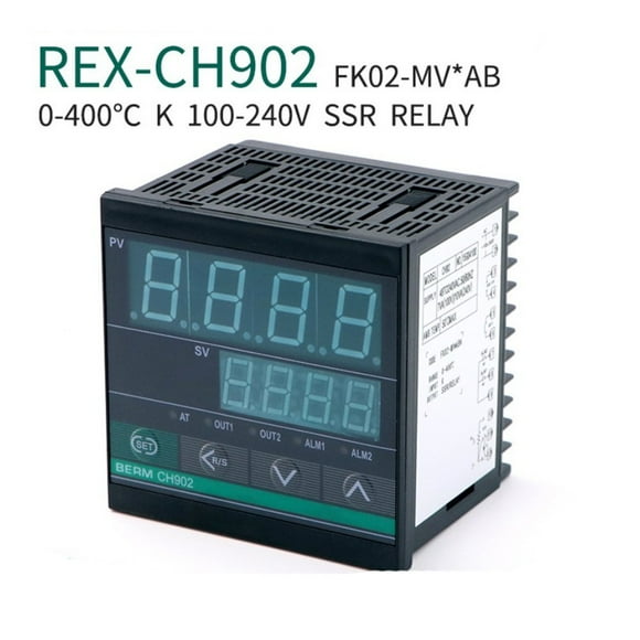 MYG Double Sortie SSR et Relais LCD Numérique PID Contrôleur de Température Intelligent (CH902)