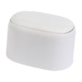 thumbnail image 3 of jifeng Desktop Trash Can Small Cartoon Waste Basket for Desk Household Coffee Table White, 3 of 9