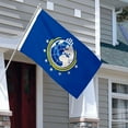 thumbnail image 4 of Yanbooch Super Earth Flag blue banner with Grommets Man cave Decor 3x5Feet, 4 of 5
