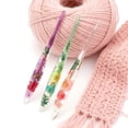 thumbnail image 5 of 4pcs Dried Flower Crochet Hooks for Adult, EEEkit Ergonomic Sewing Tool Gift for Mother's Day Birthday, 5 of 7