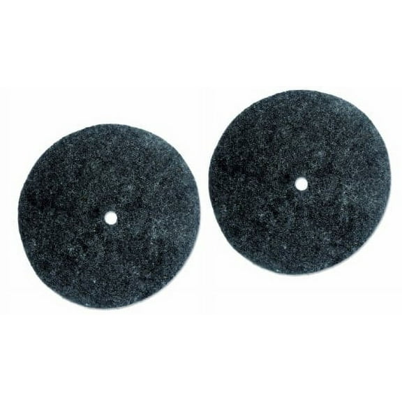 2 Koblenz Genuine Felt Buffing Pads Pack of Two Pads and Two Plastic Retainers Vacuum Cleaner Attachments