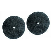 Koblenz Genuine Felt Buffing Pads Pack of Two Pads and Two Plastic Retainers