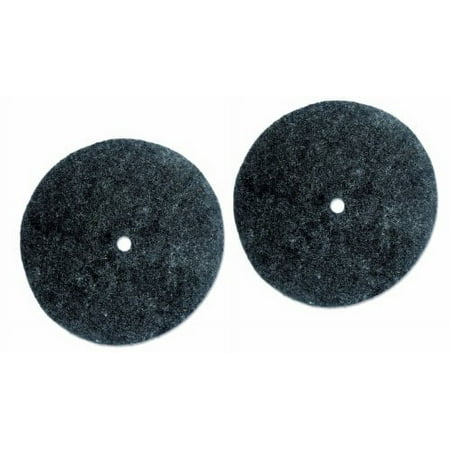 Koblenz Genuine Felt Buffing Pads Pack of Two Pads and Two Plastic Retainers