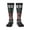 2 Black-1, variant on Women's Knee High Socks Mexican America Flag Art Outdoor Casual Tube Socks