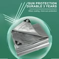 thumbnail image 7 of Yooshoverk Waterproof Sunshade Cloth, Outdoor Tarpaulin, 10x10ft, Thickened Sun Protection & Insulation, UV Block for Camping, Durable Oilcloth Canvas, Easy Setup & Strong Stability for Outdoor Use, 7 of 7