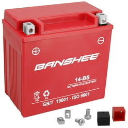 Banshee UTX14-BS Battery, Compatible with 13-08' Piaggio MP3 500