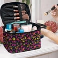 thumbnail image 4 of HELLHERO Makeup Organizer Hand-Held Makeup Beauty Bag Space-Efficient Travel Make Up Organizer Women Travel Storage, Colorful Maple Leaves, 4 of 4