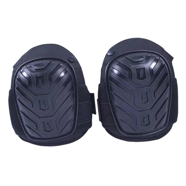 Rodilleras de protección Kusrkot para monopatín ejercicio jardín Negras