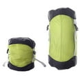 thumbnail image 4 of MEIBUTYUP Lightweight Sleeping Bag Compression Sack Green, Water-Resistant Outdoor Camping Gear Storage, 4 of 8