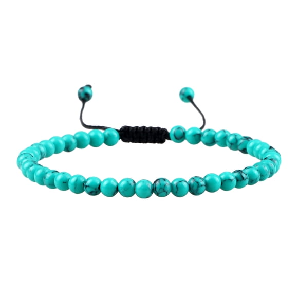 Sonducket Elegante de piedra natural, artesanía, longitud ajustable, múltiples estilos, de cuentas de piedra Ropa, zapatos y accesorios Miscelánea Verde negro
