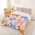 thumbnail image 2 of Homewish Cute Dog Full Size Comforter Sets,Kawaii Pet Theme Bedding Comforter Set,Pink,Polkadot Reversible,3pcs,1 Comforter and 2 Pillowcases, 2 of 7