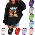 thumbnail image 1 of 67 Niños con capucha Niñas 6 7 Meme Sudadera cómoda manga larga Suéteres divertidos 6 7 Número impreso Novedad manga larga con capucha Suéter de moda cómodo once once hoodie (negro,9-10 años), 1 of 4
