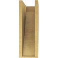 thumbnail image 4 of 6"W x 12"D x 18"H Classic Concord Rough Cedar Woodgrain TimberThane Corbel, Primed Tan, 4 of 6