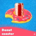 thumbnail image 1 of Portavasos inflable Donut Flotador Fiesta en la piscina Posavasos de agua (Rosa), 1 of 5