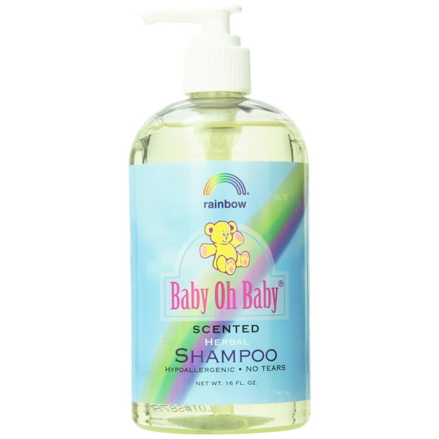 Rainbow Research Champú de hierbas orgánicas perfumadas, 16 onzas líquidas