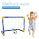 thumbnail image 4 of Juego de red de poste de portería de fútbol para niños de práctica de entrenamiento de juguetes de fútbol para niños plegables, 4 of 8