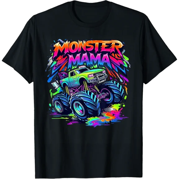 Monster Truck Mama Family Graphic T Shirt Size S-5XL