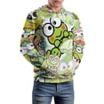 thumbnail image 6 of Keroppi Hoodie 3D Print Pullover Hooded Long Sleeve Sweatshirts Tops Blouse with Pocket for Mens Womens, 6 of 8