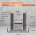 thumbnail image 5 of Yes4All Freestanding Bike Rack, 300 Lbs 5 Levels Sturdy Steel Vertical Bike Rack, Bike Rack for Garage Holds Any Type of Bike, 5 of 7