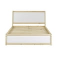 thumbnail image 6 of Alaterre MOD Pine Slat Bed, Full, White/Brown, 6 of 8