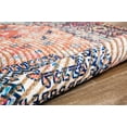 thumbnail image 6 of Anji Mountain 6' Round Lenjan Distressed Rug, 6 of 7