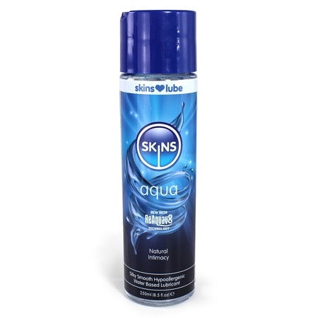 Lubrifiant à Base d'Eau Skins Aqua 8,5 oz